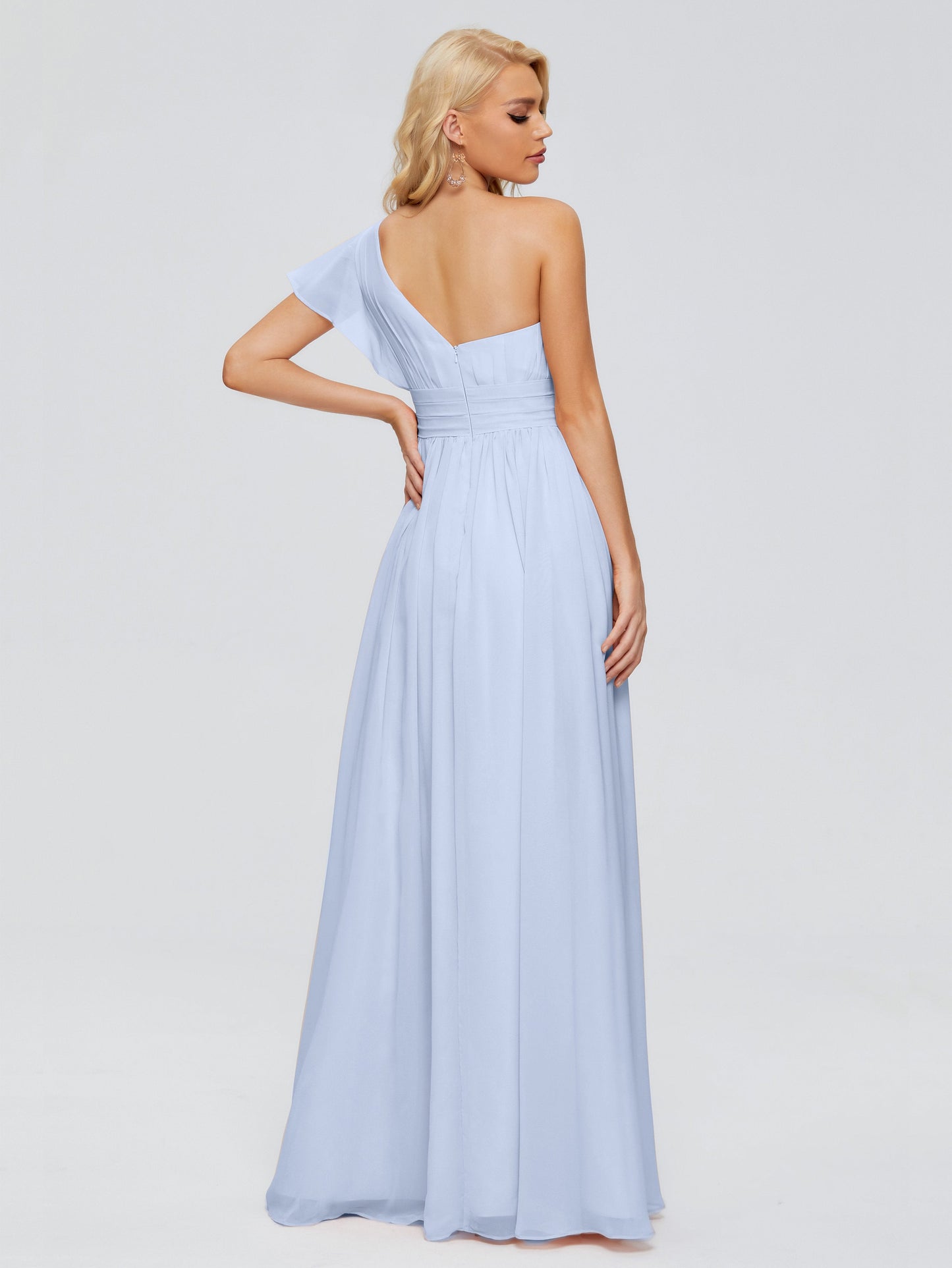 Rylee One Shoulder Chiffon Bridesmaid Dresses
