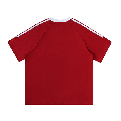 Columbia x Bronx Native Contrast Tape Soccer Cotton T-Shirt product image 4 of 4 by Bronx Native