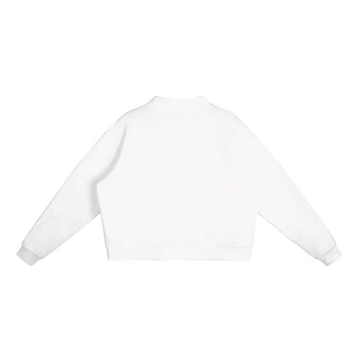 Crated Women's Essential Fleece Mock-Neck Crew Sweatshirt