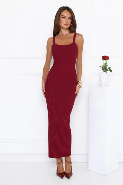 One More Song Maxi Dress Wine