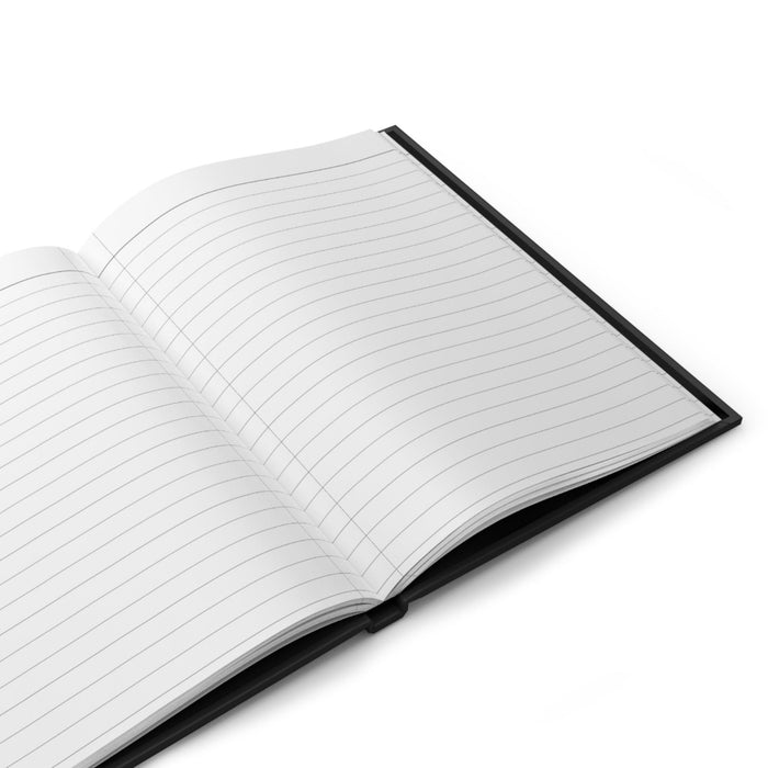 Hardcover Journal — "I’m Just a Regular Degular Shmegular Girl from the Bronx" Black Matte Notebook by Bronx Native