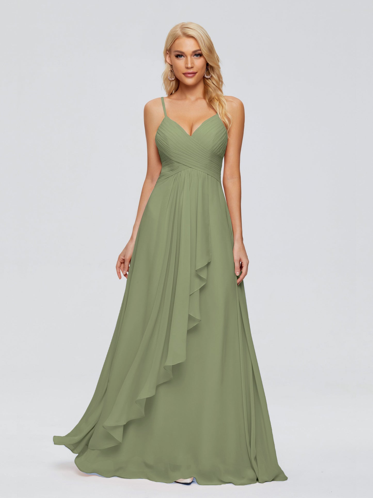 Isla Spaghetti Straps Chiffon Bridesmaid Dresses
