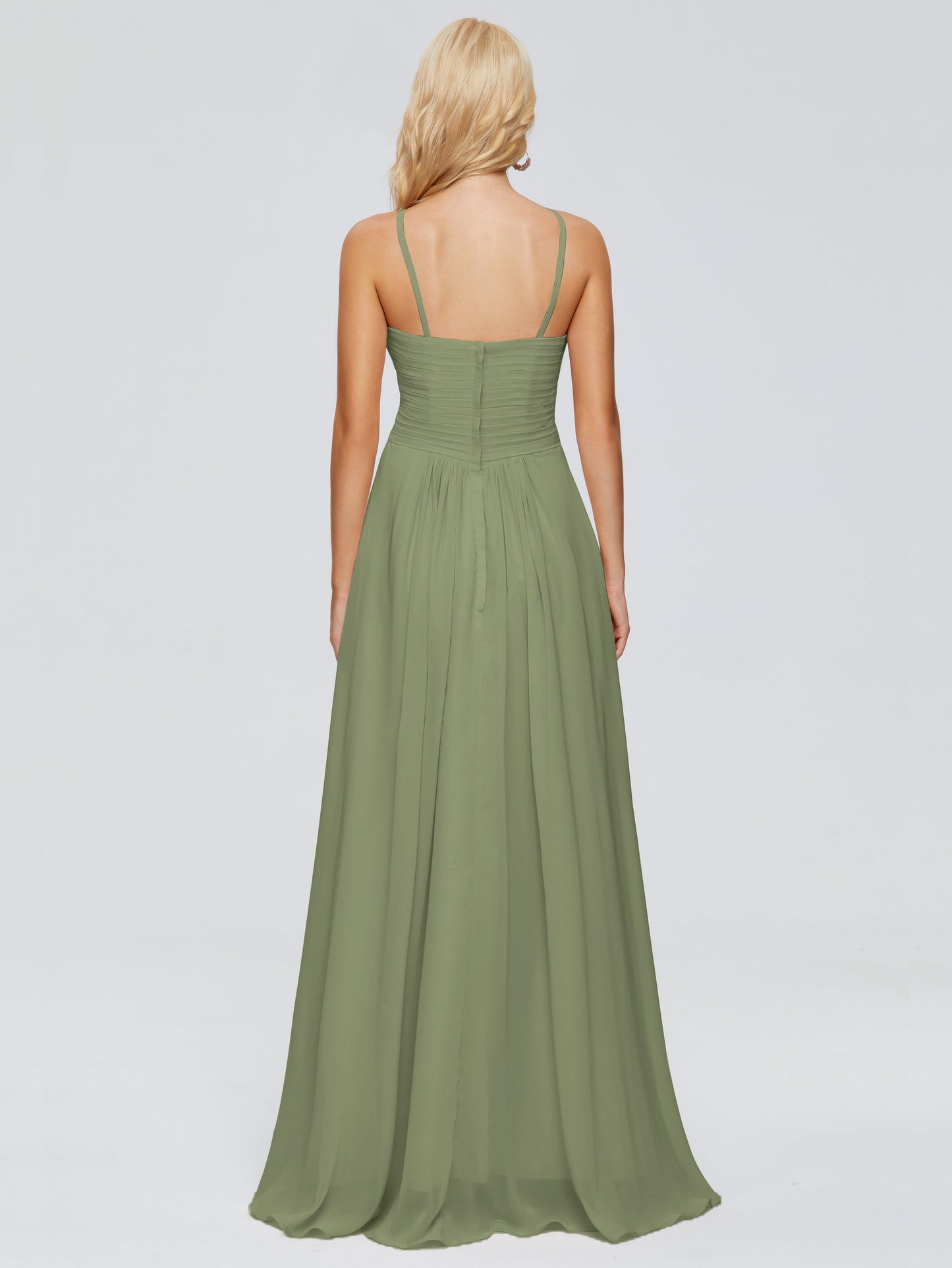 Isla Spaghetti Straps Chiffon Bridesmaid Dresses