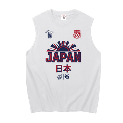 Japan x Bronx Native Soccer Sleeveless Cotton Tank Top product image 1 of 2 by Bronx Native