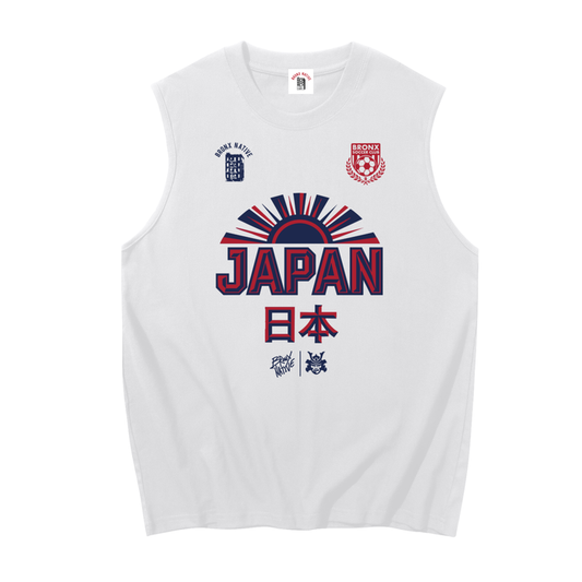 Japan x Bronx Native Soccer Sleeveless Cotton Tank Top product image 1 of 2 by Bronx Native