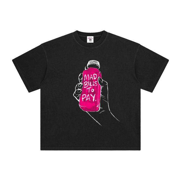 Mad Bills to Pay x BXN Vintaged Washed Cotton Tee ((Lim. Ed. Drop)
