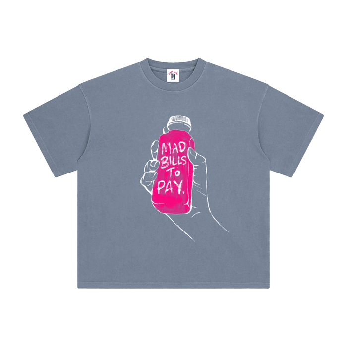 Mad Bills to Pay x BXN Vintaged Washed Cotton Tee ((Lim. Ed. Drop)