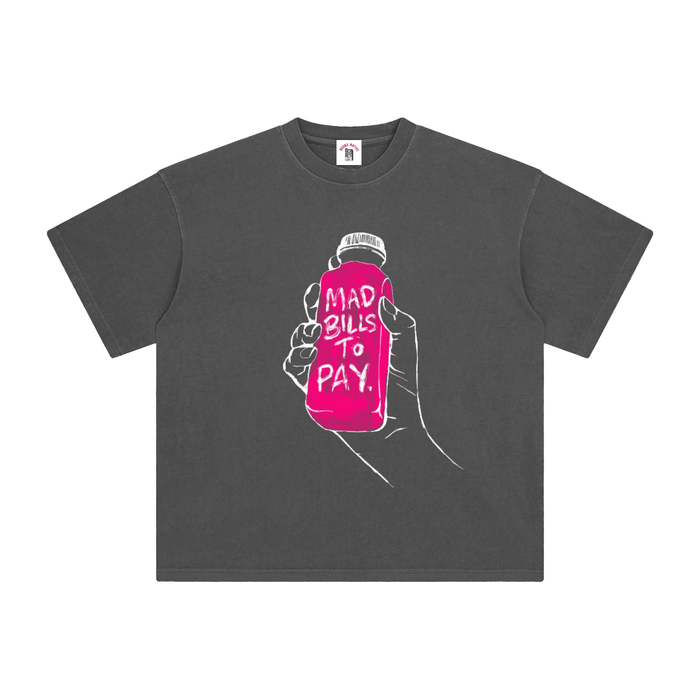 Mad Bills to Pay x BXN Vintaged Washed Cotton Tee ((Lim. Ed. Drop)
