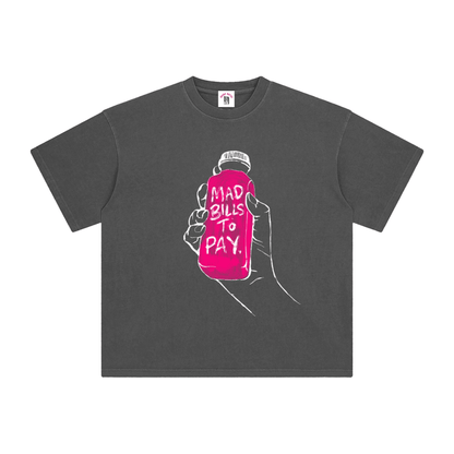 Mad Bills to Pay x BXN Vintaged Washed Cotton Tee ((Lim. Ed. Drop)