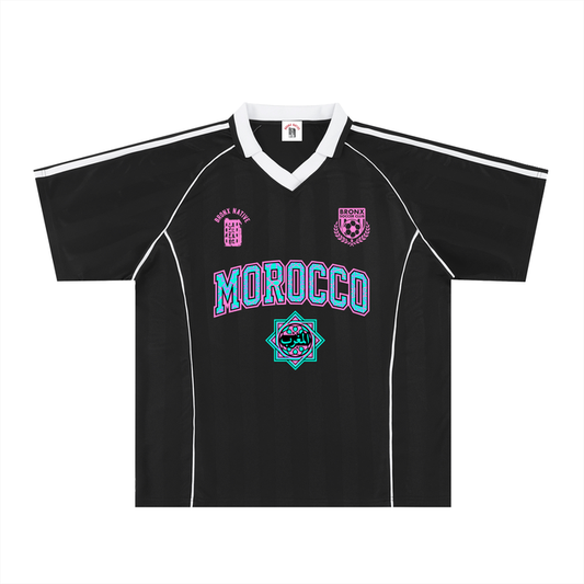 Morocco x Bronx Native Limited Edition Color Pop Soccer Jersey