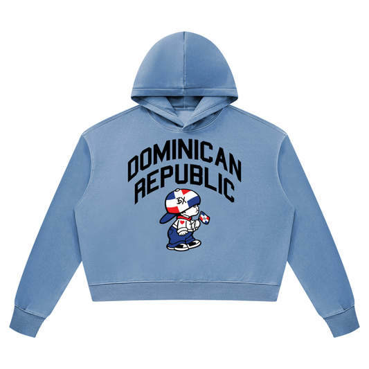 Quisqueya Runs Deep Women’s Vintage Wash Hoodie by Bronx Native, Dominican Republic Quisqueya Runs Deep hoodies streetwear