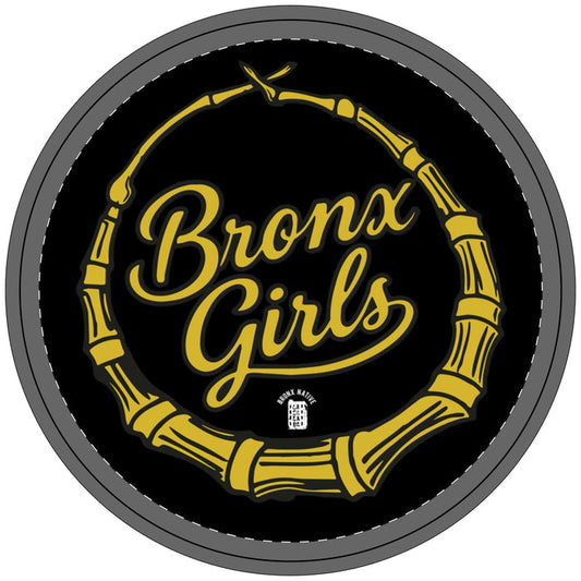 Retractable Leash — Bronx Girls Retro Bamboo Script Design by Bronx Native