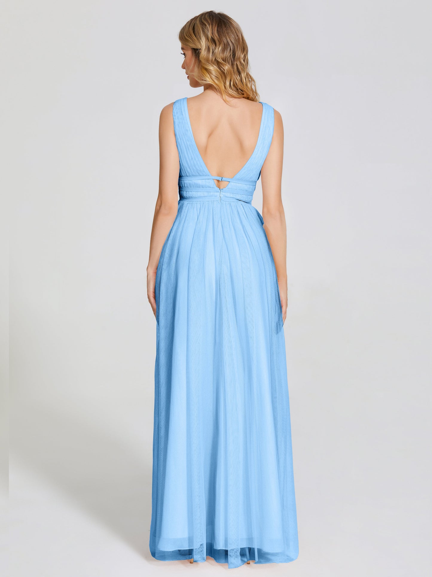 Elliana Straps Tulle Empire Waist Bridesmaid Dress