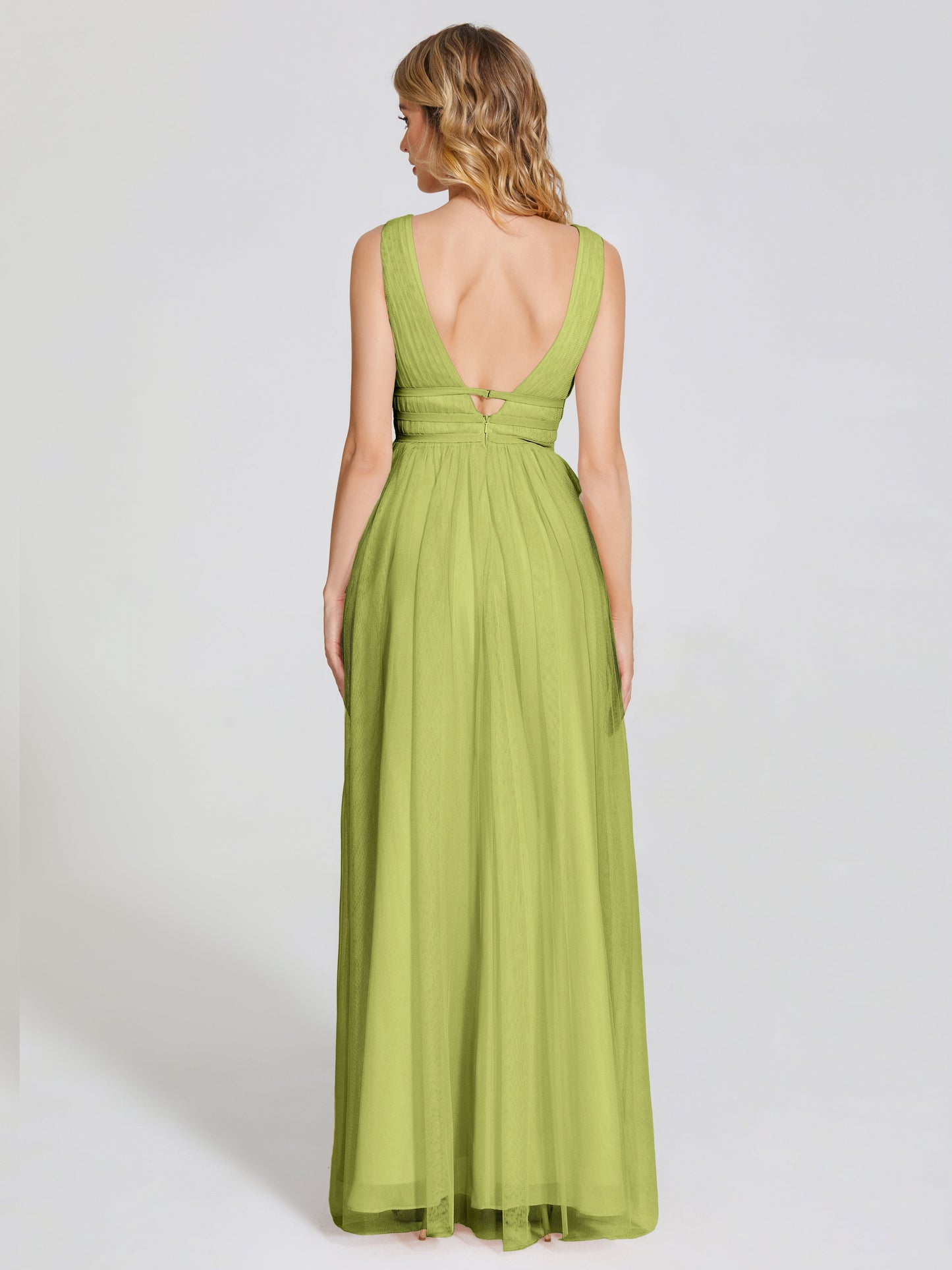 Elliana Straps Tulle Empire Waist Bridesmaid Dress