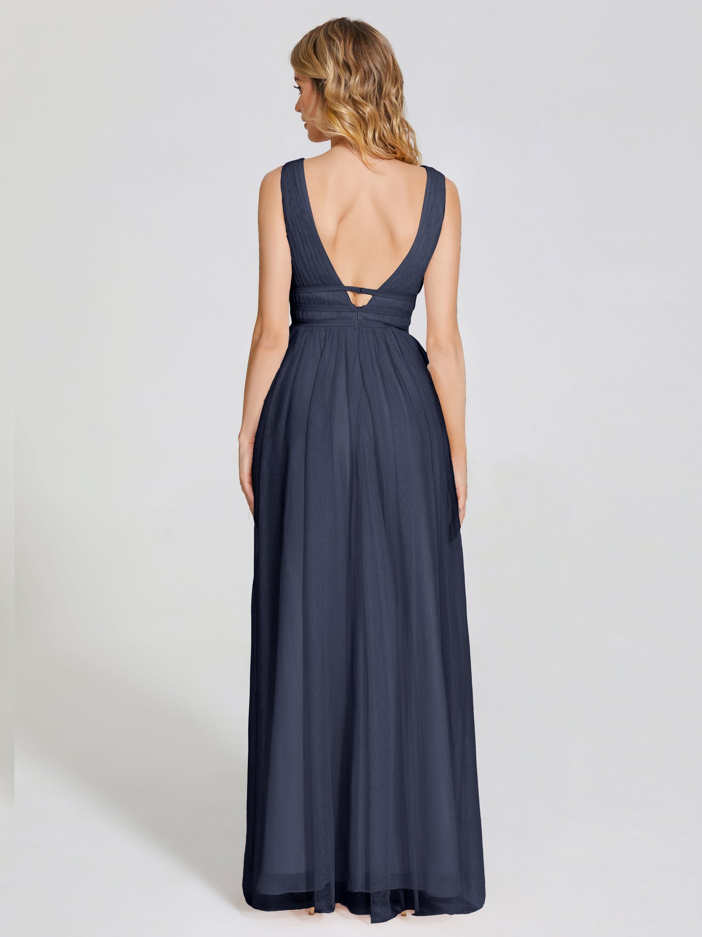 Elliana Straps Tulle Empire Waist Bridesmaid Dress