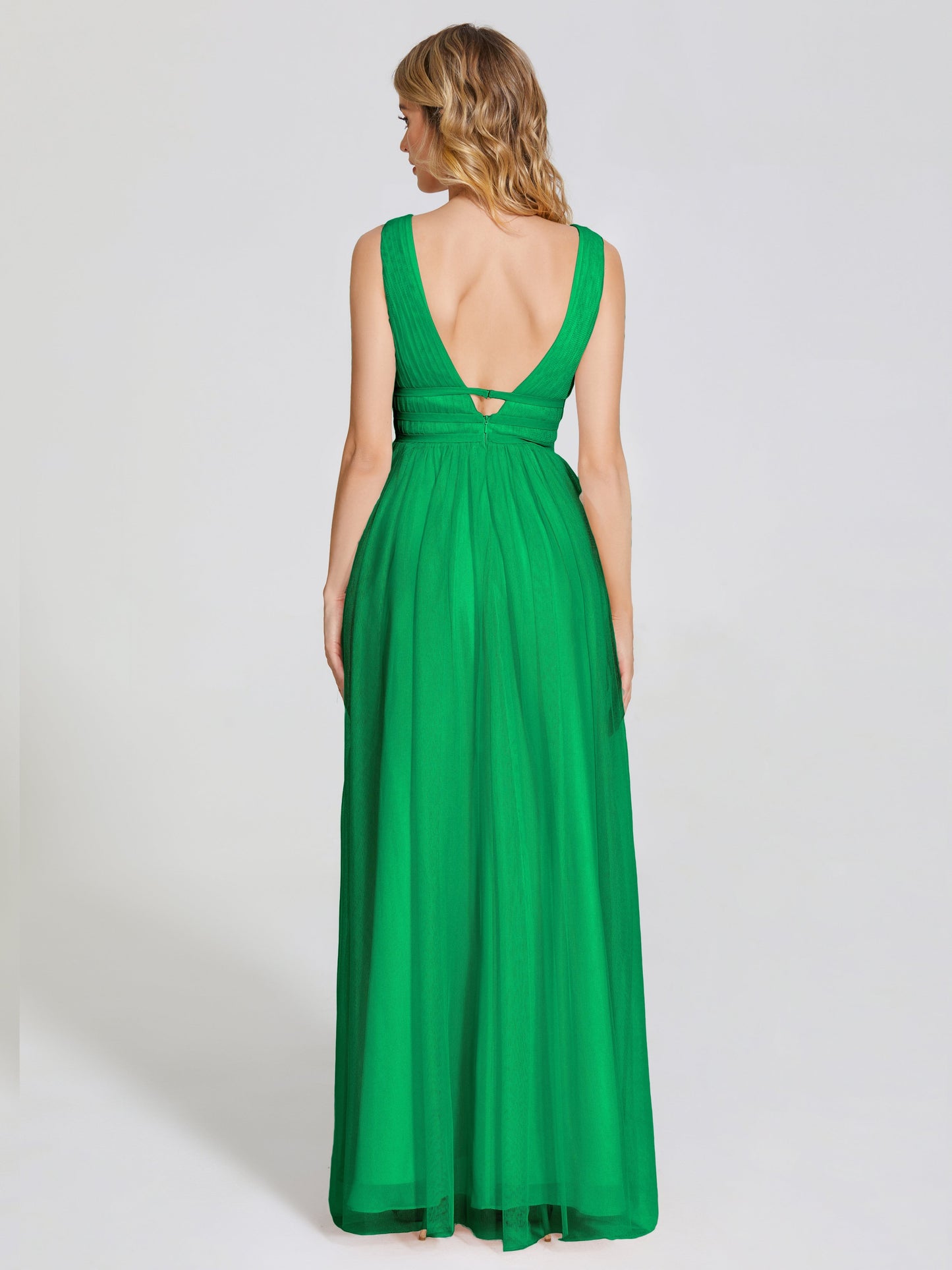 Elliana Straps Tulle Empire Waist Bridesmaid Dress
