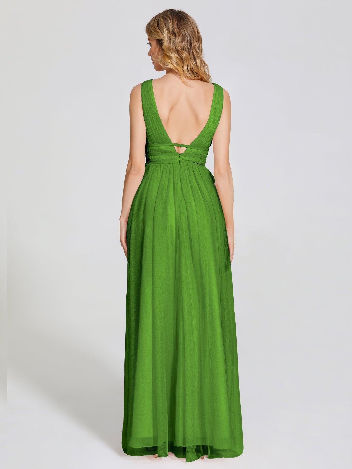 Elliana Straps Tulle Empire Waist Bridesmaid Dress