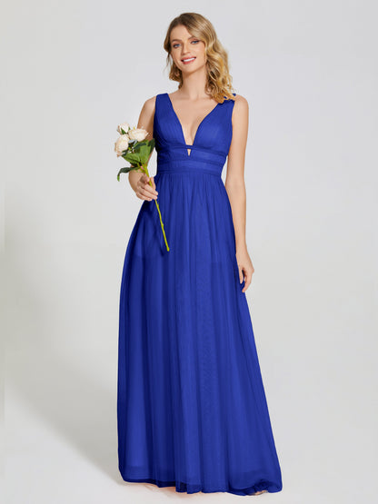 Elliana Straps Tulle Empire Waist Bridesmaid Dress