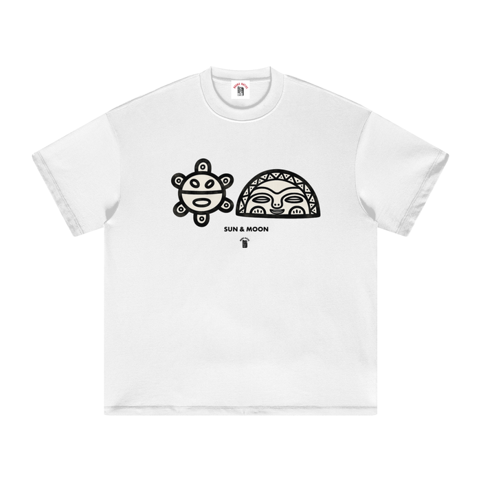 Sun & Mooon PR Edition Heavyweight Earth Tone T-Shirt by Bronx Native - Puerto Rico Collection