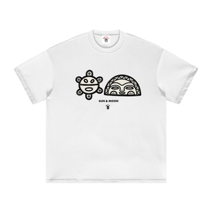 Sun & Mooon PR Edition Heavyweight Earth Tone T-Shirt by Bronx Native - Puerto Rico Collection