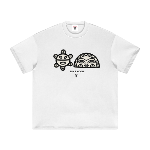 Sun & Mooon PR Edition Heavyweight Earth Tone T-Shirt by Bronx Native - Puerto Rico Collection