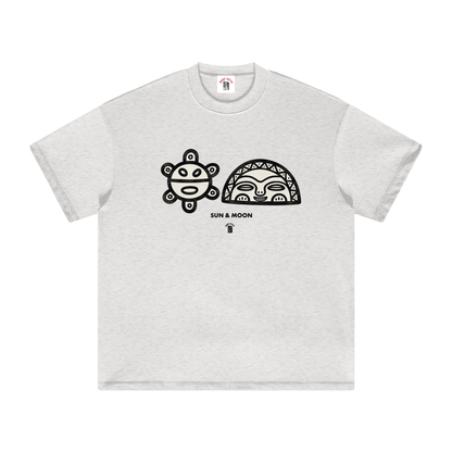 Sun & Mooon PR Edition Heavyweight Earth Tone T-Shirt by Bronx Native - Puerto Rico Collection