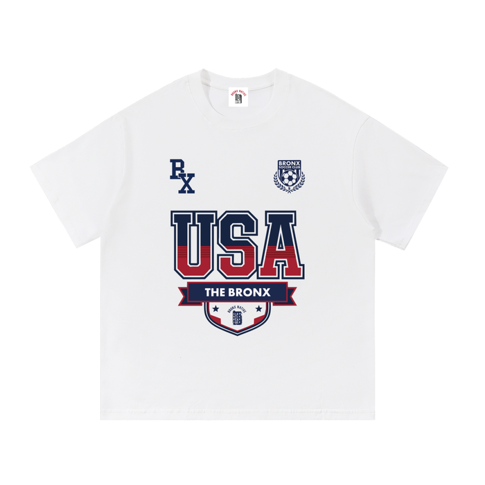 USA x Bronx Native Soccer Essential Cotton T-Shirt product image 3 of 10 by Bronx Native