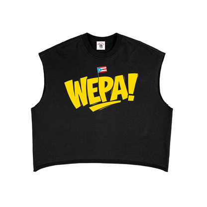 WEPA! PR Exclusive French Terry Boxy Tank Top by Bronx Native - Puerto Rico Collection