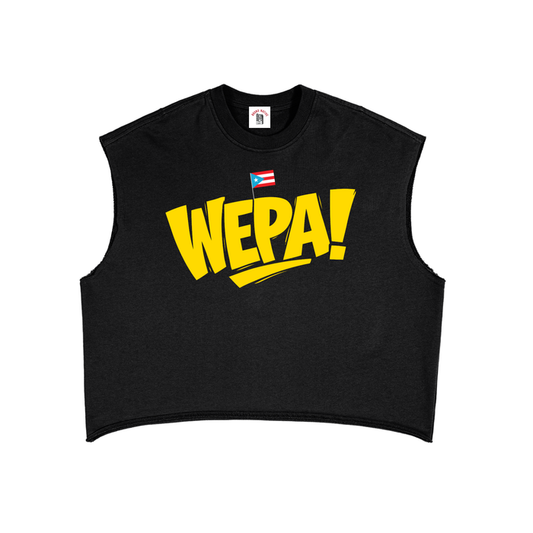 WEPA! PR Exclusive French Terry Boxy Tank Top by Bronx Native - Puerto Rico Collection