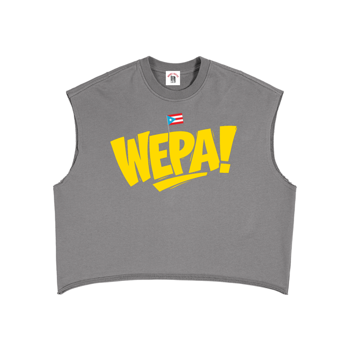 WEPA! PR Exclusive French Terry Boxy Tank Top by Bronx Native - Puerto Rico Collection